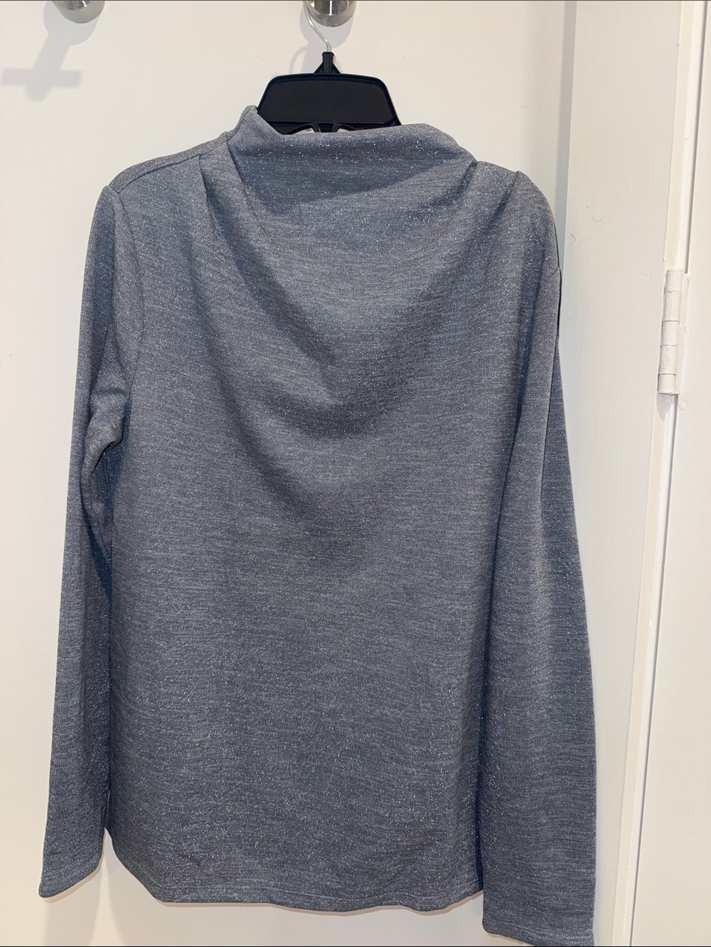 Ann Taylor Light Blue Crewneck Long Sleeve Top
